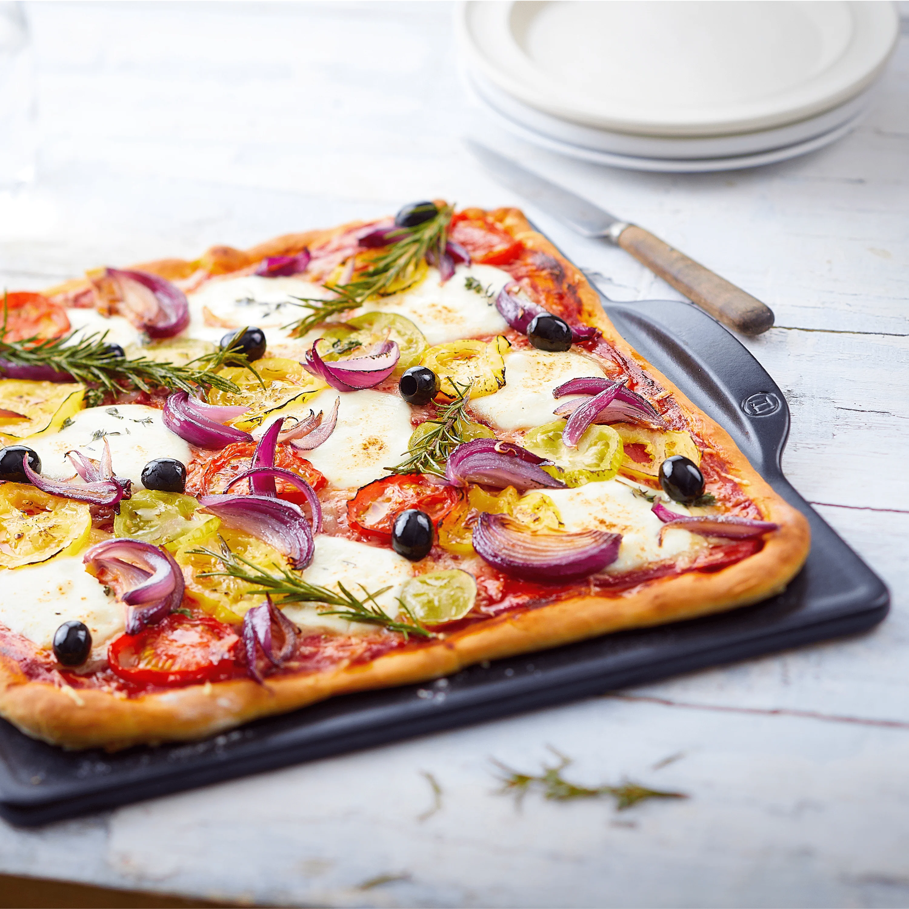 Square Pizza Stone - Image 3